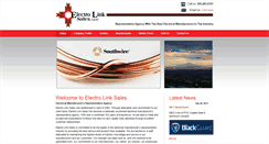 Desktop Screenshot of electrolinksales.com